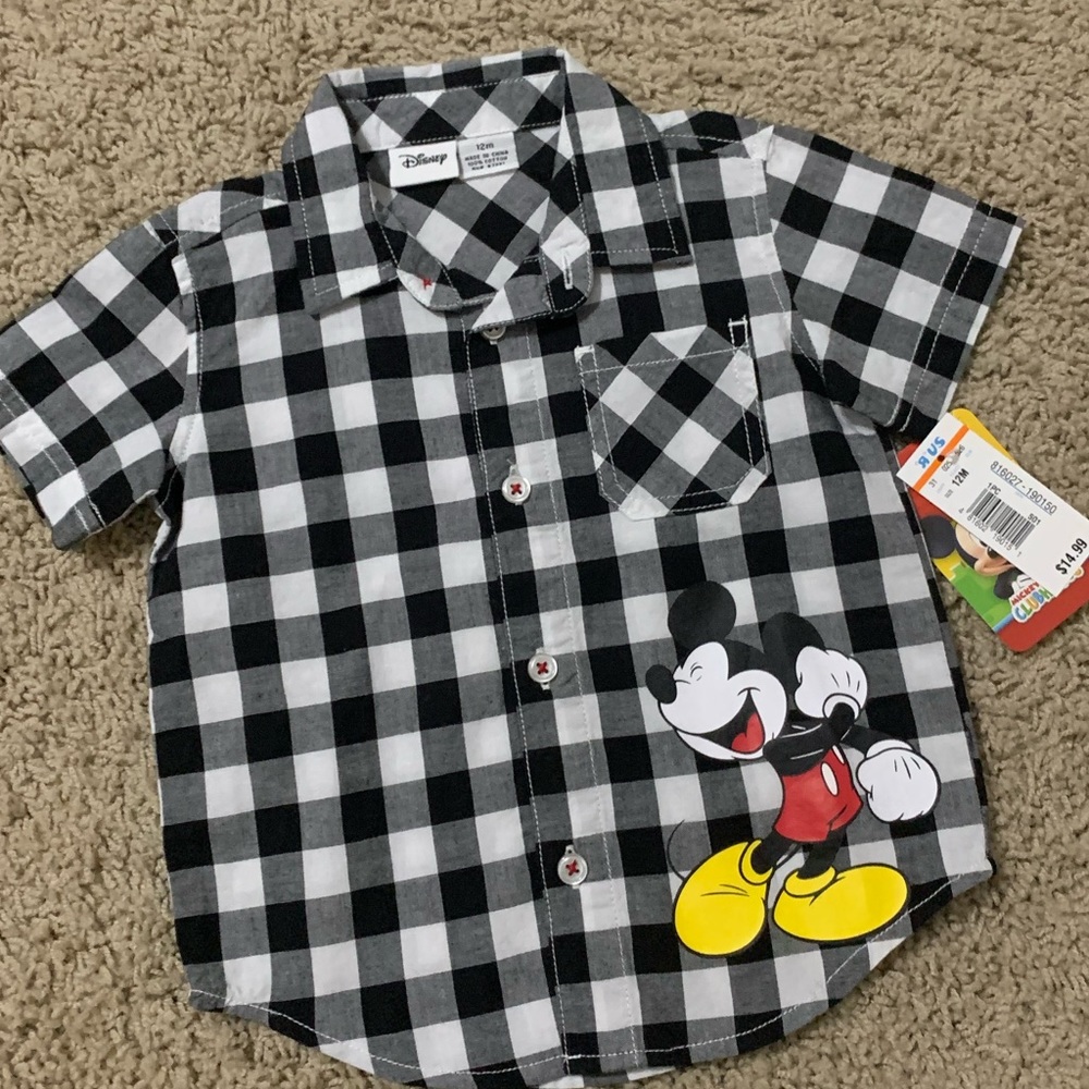 NWT 12mo Mickey Shirt 💙